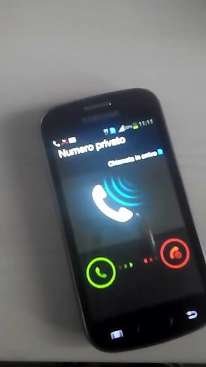 Samsung Galaxy Duoz incoming call
