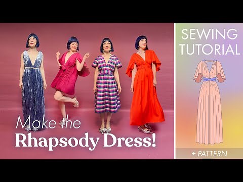 Make the multi-way RHAPSODY DRESS ☆ sewing pattern + tutorial