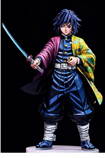 Custom Tomioka Giyu Figure Artwork Journey