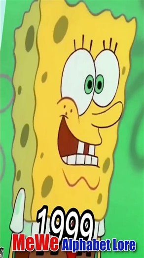 SPONGEBOB EVOLUTION 1999 2021