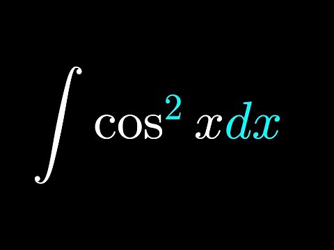 Integral cos^2x dx