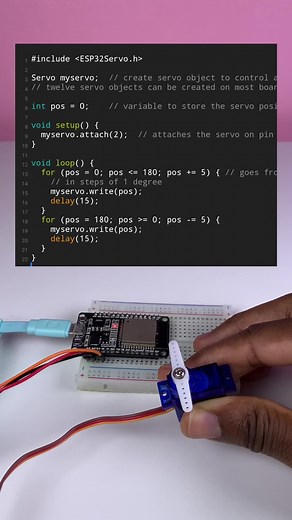 Servo Motor Control with ESP32