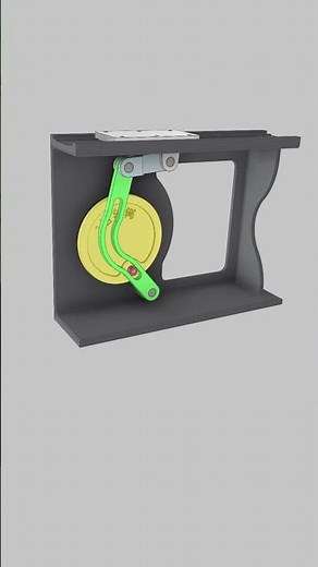 Crank slider mechanism that can be paused #mechanism #solidworks#3dprinting #simulation #machine