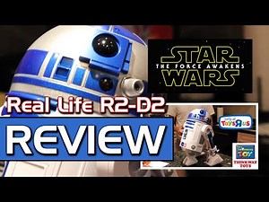 Real Life R2D2 Interactive Droid Review - R2-D2 in The Force Awakens By Thinkway Toys