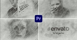 Pencil Sketch/Scribble Drawing Logo