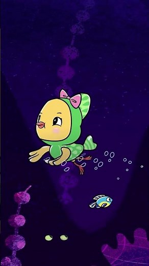 🐟🐟🐟3 Pecesitos se Fueron a Nadar🐟 Stranger Danger | Cancion Infantil | Canticos #shortsforkids
