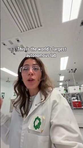 The world’s largest autonomous lab in the world 🤯