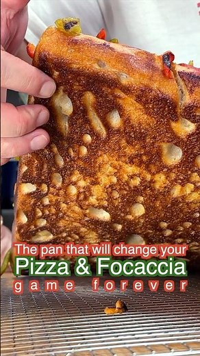Lloyd Pans in a Home oven 🍕#focaccia #panpizza #sourdoughbaking