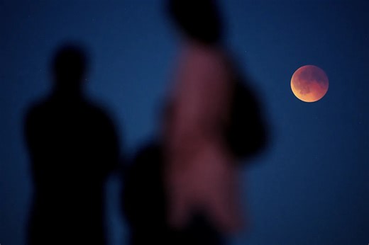 What time can you see the blood moon, lunar eclipse tonight, Tuesday?
