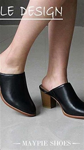 Step up Your Style with Maypie Chunky Heels!