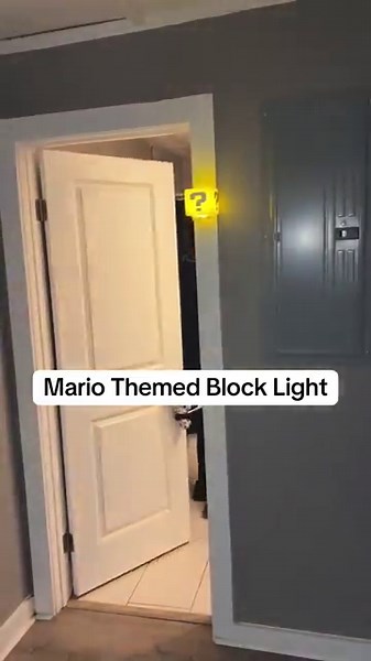 Mario-Themed Block Light for Retro Game Lovers! #mario
