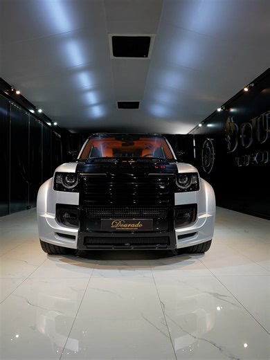 Iconic SUV Blending Heritage, Performance, and Elegance | Lumma Design Defender | Dourado Luxury Car#dubaisupercars #rollsroyce #supercar #luxury #vi #marceds