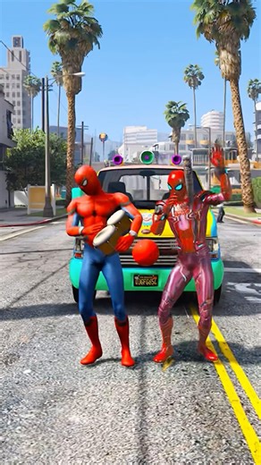 Spider-Man vs Abomination: The Van Heist. #gta5 #gaming