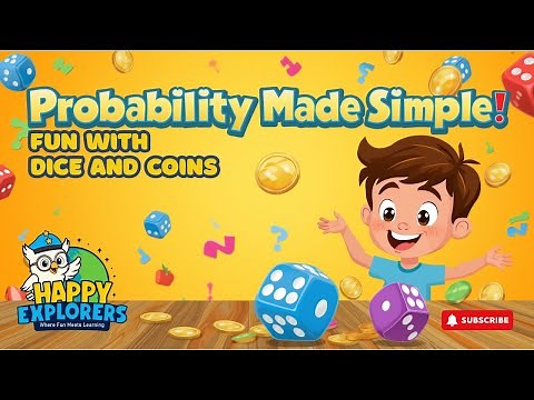 Probability for Kids | Dice, Coins & Fun Math Games for Kids | Learn Chances & Outcomes