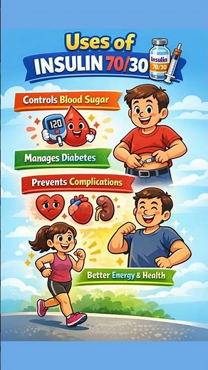 💉 Uses of Insulin 70/30 | Control Blood Sugar & Improve Health!:#Insulin7030 #DiabetesCare#medical