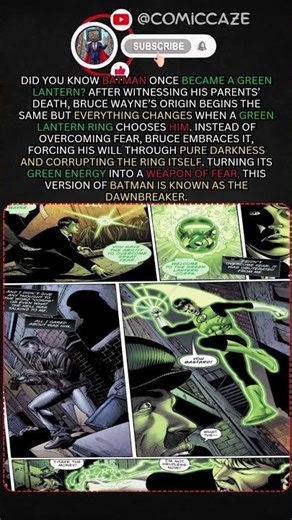 What If Batman Became a Green Lantern #batman #dccomics #dcuniverse