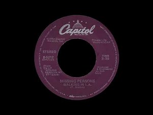 Missing Persons - Walking In L.A. (7" Version)