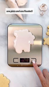 107 reactions · 6 comments | Do you ever wonder how much icing you need to float a cookie. This is my regular size cookie everybody’s needs are different but this gives you a good ballpark when you’re prepping icing. Remember to save follow and share from our cookie decor | The Sweet Designs Shoppe | Facebook