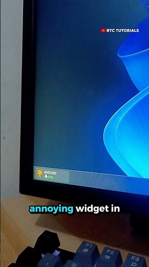 How to Get Rid of this annoying Widget in Windows 11 PC
