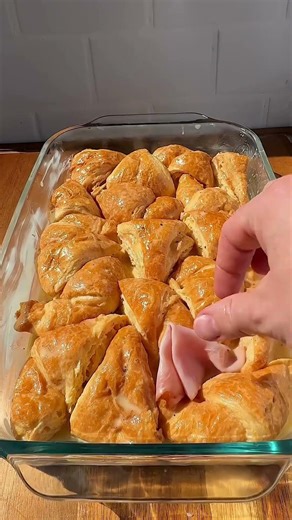 Golden, flaky, cheesy, and perfectly creamy in the center 🤤❤️