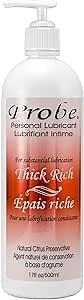 Probe Thick Rich Personal Lubricant - Natural Citrus Preservative (17 oz / 500 mL)