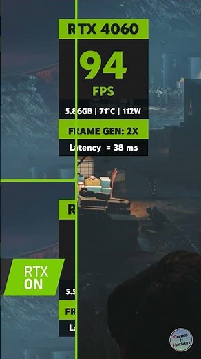 007 First Light RTX 4060 Frame Generation ON vs OFF Test