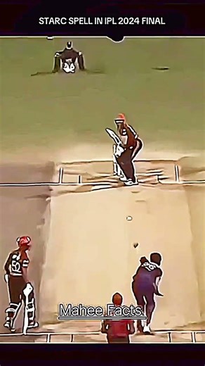 starc spell in 2024 final #Mahee_Devil