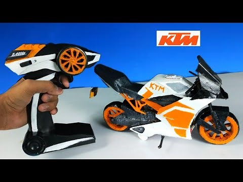 How to make remote control KTM RC 200 Bike from paper and Cardboard