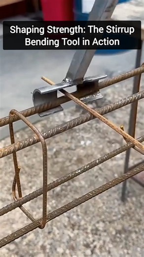 AI Overviews | Artificial Intelligence and Technology News on Instagram: "A stirrup bending tool is a specialized device used in concrete construction to shape rebar into closed loops, known as stirrups, which reinforce beams and columns. Designed for precision and efficiency, this tool allows workers to bend steel rebar into consistent shapes, ensuring structural integrity in concrete frameworks. Manual or automated versions are available, with hydraulic or mechanical systems reducing labor and