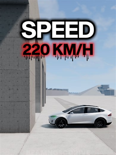 Tesla Model X crash test in beamng drive #beamngcrashdrive #viralvideos #carcrash #beamngdrive #tesla #teslamodelx