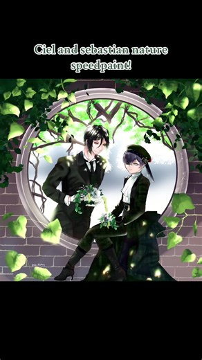 Black Butler Speedpaint of Ciel and Sebastian