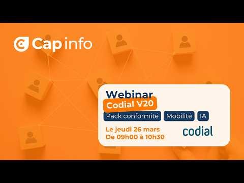 Groupe Cap Info - WEBINAR CODIAL mars 2026