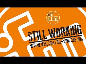 Still working - ifm temperature sensors