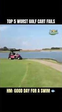 Worst GOLF CART Fails 😭⛳️ #golf #golfmeme #golfhumor #golfer