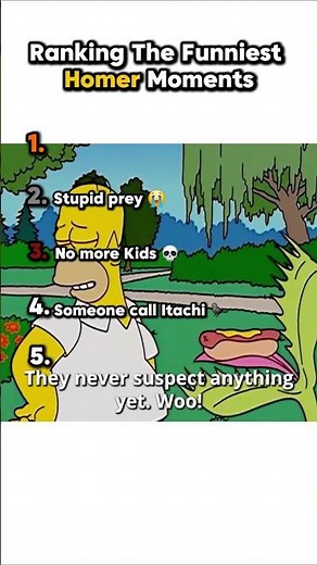 Ranking The Funniest Homer Simpson Moments