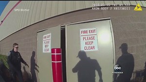 COSTCO CAPER: Acting on a tip, police in Seattle were waiting at the fire exit when a group of shoplifting suspects emerged from a Costco carrying stolen computers and vacuum cleaners. Tom Llamas reports. http://abcn.ws/19viSgp | ABC World News Tonight with David Muir