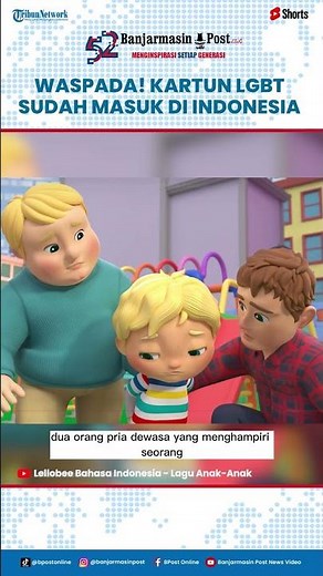 Waspada! Kartun Anak Mengandung LGBT Sudah Tayang di Indonesia