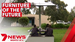 A Melbourne firefighter has turned entrepreneur, designing solar powered picnic tables so indoor desk work can be done outside. The first work station is already up and running at an Ivanhoe school as students transition to outdoor learning. 7NEWS at 6pm | More local news: www.7news.com.au/news/vic #7NEWS | 7NEWS Melbourne