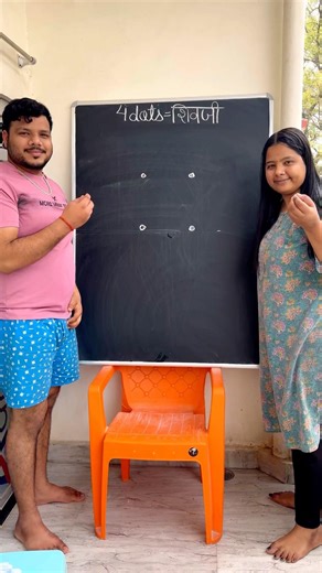 4 dots = Shiv ji drawing tutorial by brother and daughter step by step for beginners #shorts