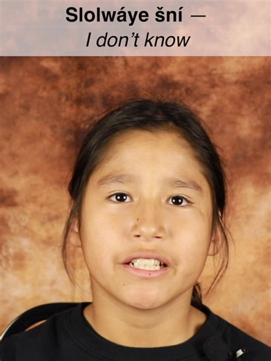 When learning something new it’s okay to admit you’re still figuring it out. Saying “I don’t know” can be the first step toward learning something new. This week's Lakota Word Wednesday phrase is ... Slolwáye šní — I don’t know. #LakotaWordWednesday #NativeAmerican #Indigenous #Nonprofit #KeeptheSpeak #LearnLakota #StJosephsIndianSchool #Lakota
