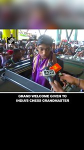 183K views · 10K reactions | Grand welcome given to India’s Chess Grandmaster Praggnanandhaa at Chennai airport #chessworldcup2023 # RPraggnanandhaa #ChessGrandmaster | Asian News International (ANI) | Facebook