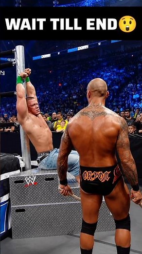Randy Orton Tried Everything To Destroy John Cena But Cena Still Won! ❌😱 #wwe #BhsEditz