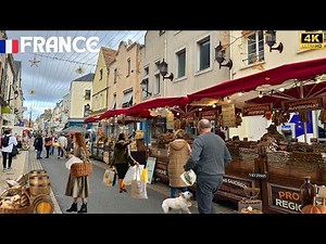 10 November 2025 FRANCE 🇫🇷4KHDR WALK |MISTY MORNING WALK | STREET TOUR | CITY WALK THROUGH BEAU￼TIFU