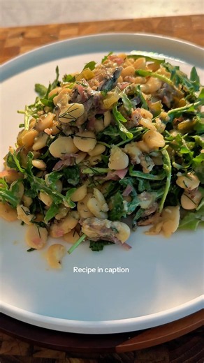 Butter bean sardine salad 40g protein