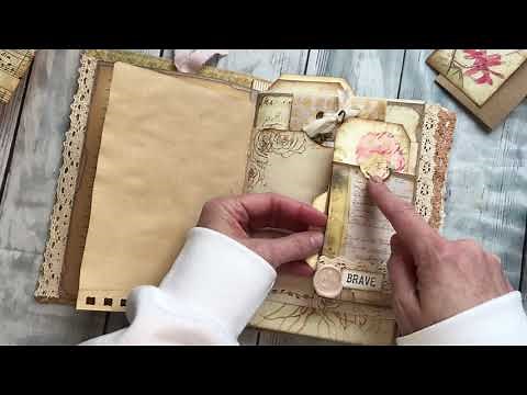 #9 Envelopes Flips and Pockets, Junk Journal From Start to Finish, Pink Monarch Prints