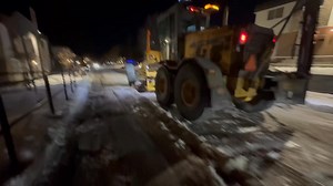 Road grader plowing snow compilation 2025 | Ottawa's Freelance Photography
