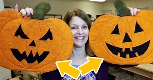 How To Make Halloween Themed Jack O’ Lantern Pumpkin Placemats