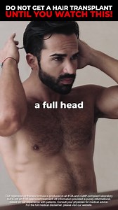 14 reactions · 6 comments | Don’t get a hair transplant before...