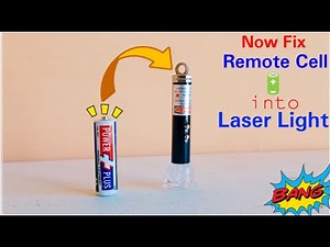 How we can Fix Remote Cell into our Laser Light| Important Video Must watch