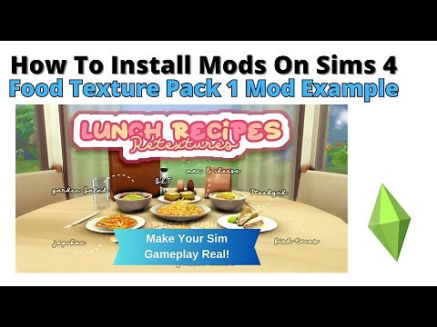 How To Install Food Texture Pack 1 Mod For Sims 4 | 2024